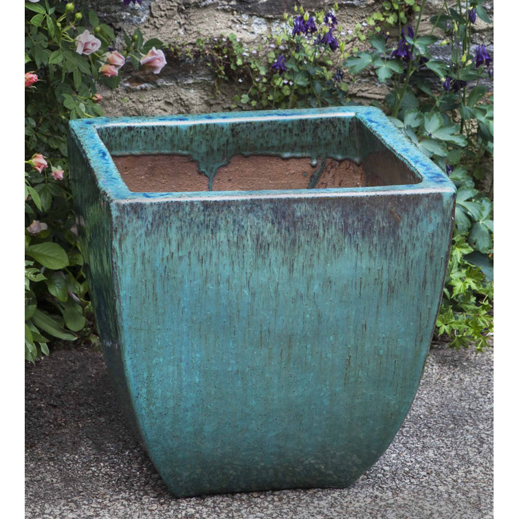 Campania International, Inc Mika Glazed Terra Cotta Pot Planter Wayfair